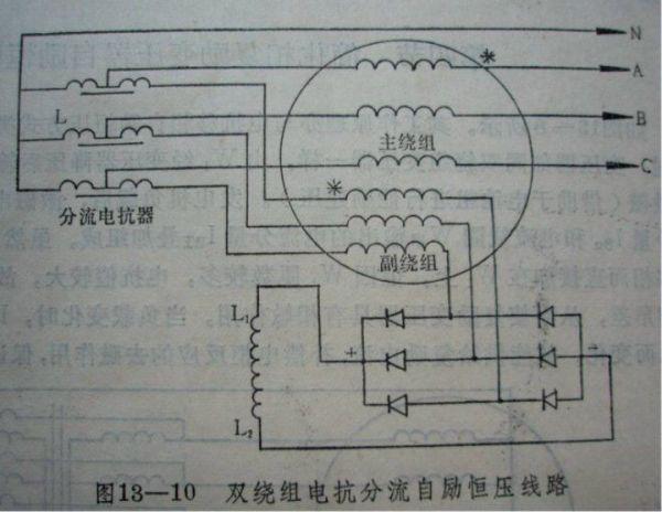 电灯发电原理